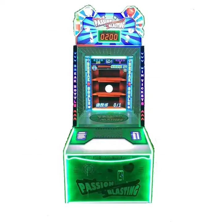 Coip Operated Carnival Skill Games Machine Passion Blasting Ticket Redemption Arcade Video Game Machine