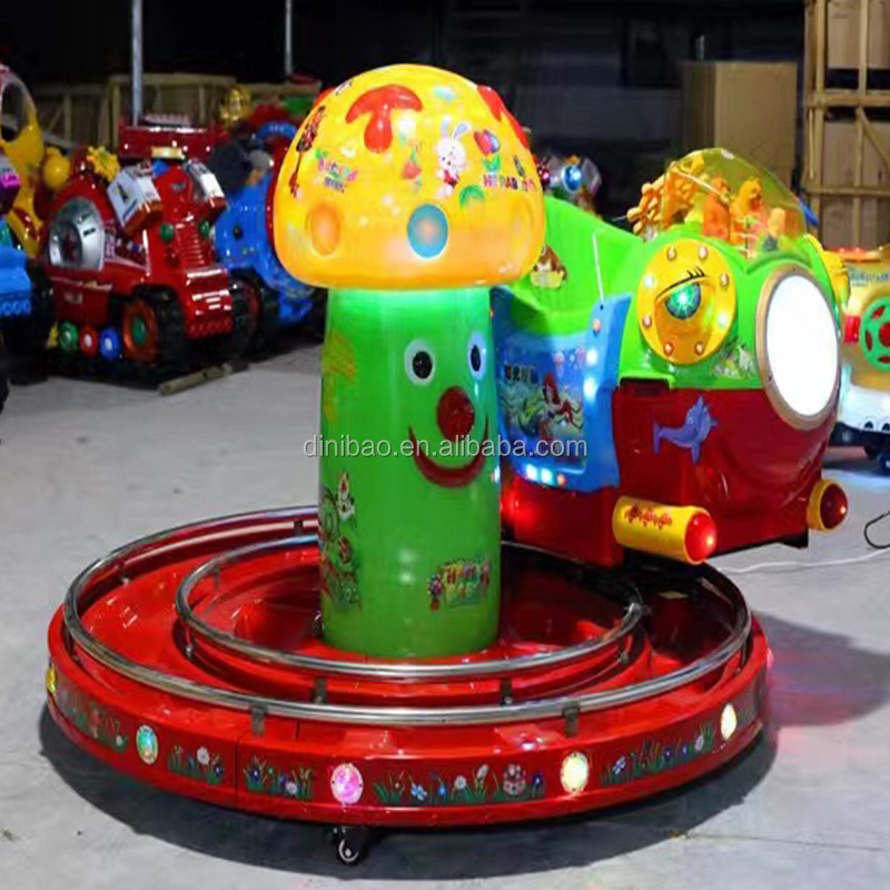 Amusement electric Peter pan kiddie rides train merry go round kids rides train