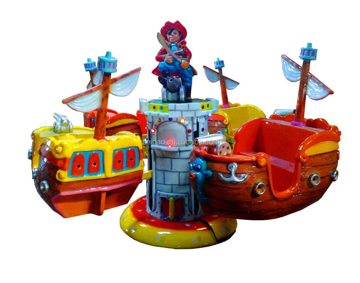 Factory Price Funfair Carnival Theme Attraction Amusement Park Mini Pirate Ship Rides Equipment