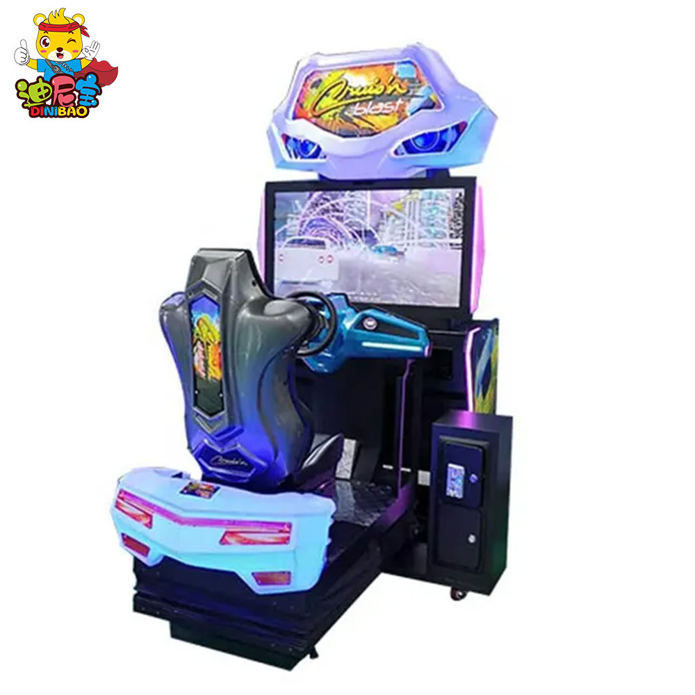 Dinibao coin operated Cruisin Blast dynamic storm simulator arcade racing car game machine for sale