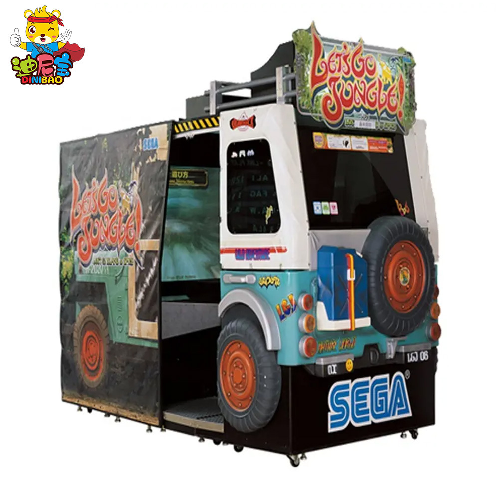 Dinibao  coin operated  let's go Jungle adventure simulator video shooting arcade game machine for sale