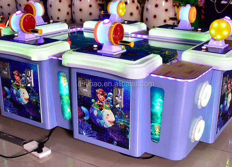 2024 Hot Sell Indoor Kids Arcade 55 Inch Lcd Fishing Game Machine Fish Game Table For 6 Players