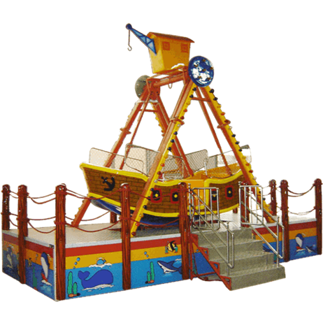 Factory Price Funfair Carnival Theme Attraction Amusement Park Mini Pirate Ship Rides Equipment