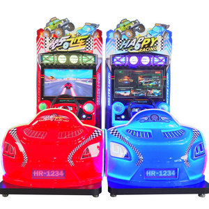 NEW car games racing Happy racing arcade children racing car game machine for sale