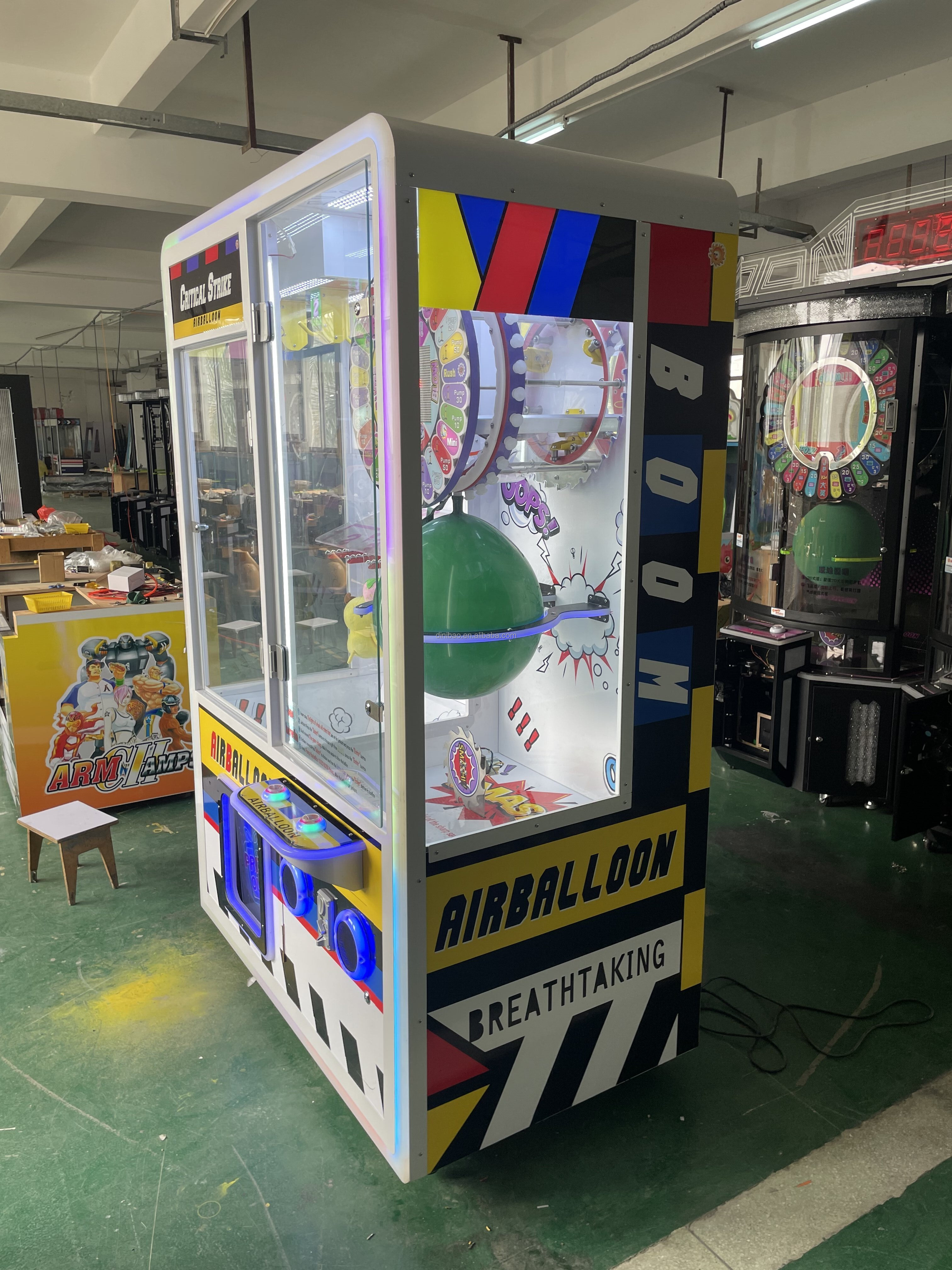 indoor air balloon gift prize vending prize machine coin operated vending game machine