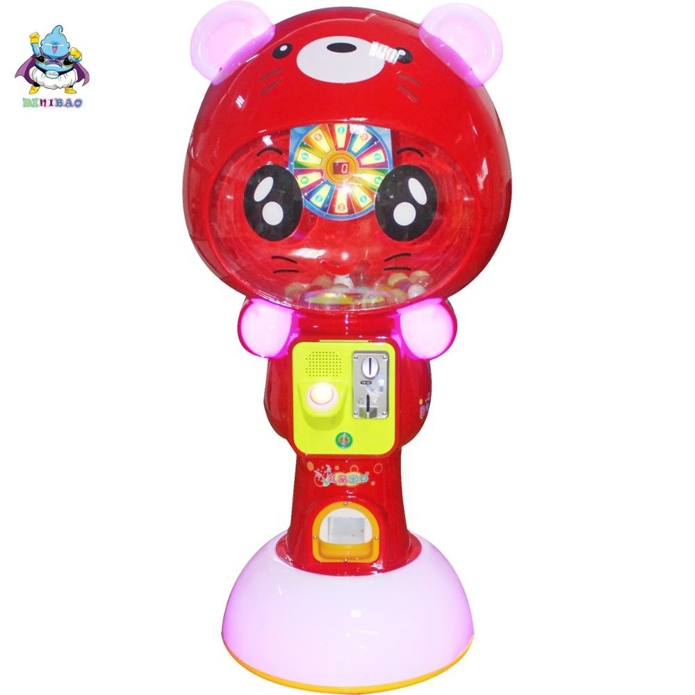 Popular Arcade Coin Operated Machines Naughty Cat Toy Capsule Gashapon Vending Machine For Game Center