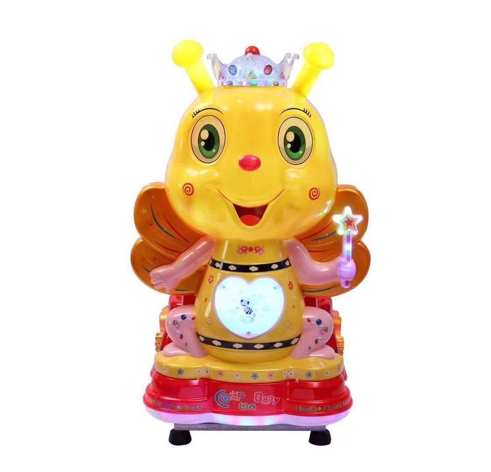 Dinibao Kids amusement coin operated crystal cat kiddie rides rocking games machine