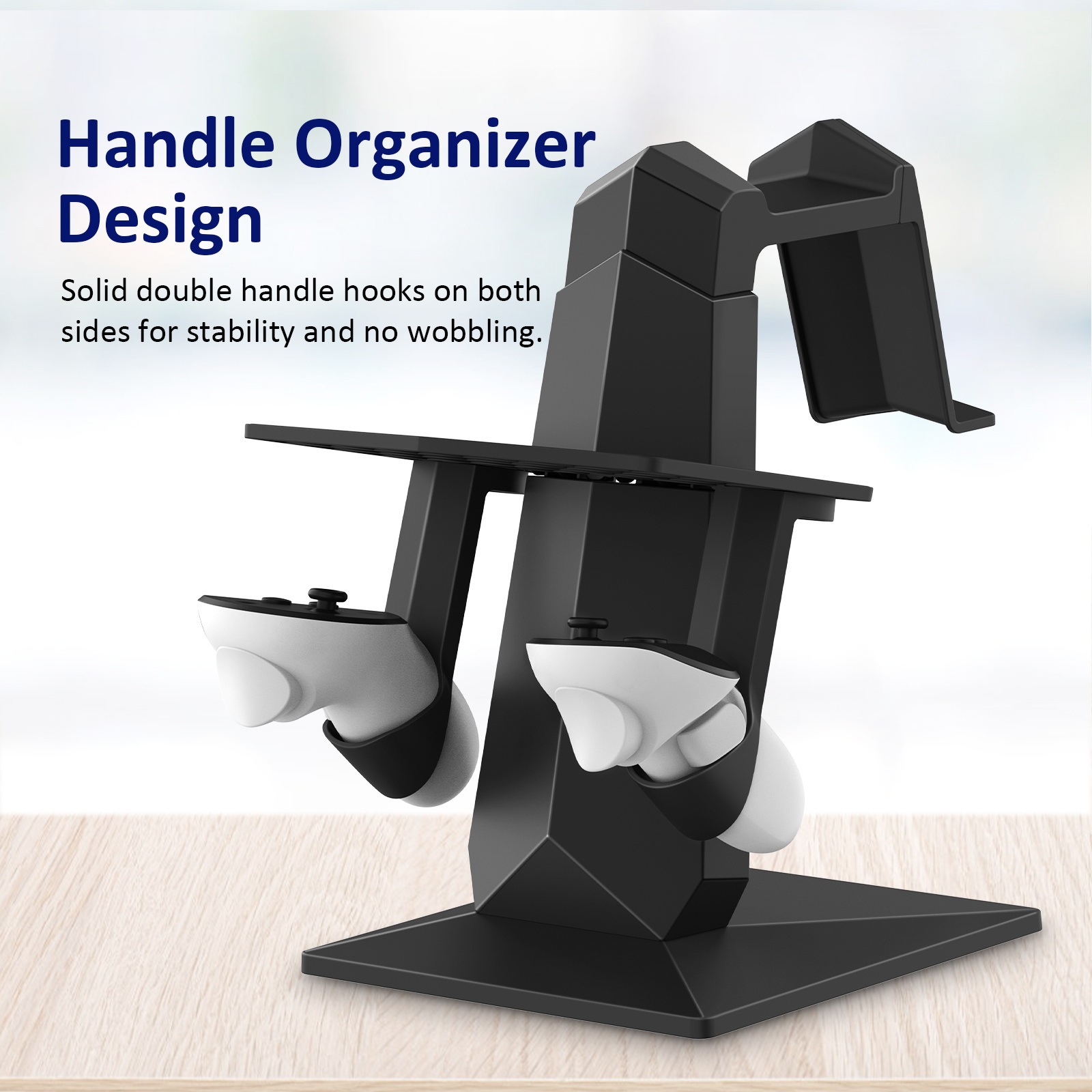 VR Stand for Oculus Quest 3 Accessories VR Headset and Touch Controllers Display Holder Index