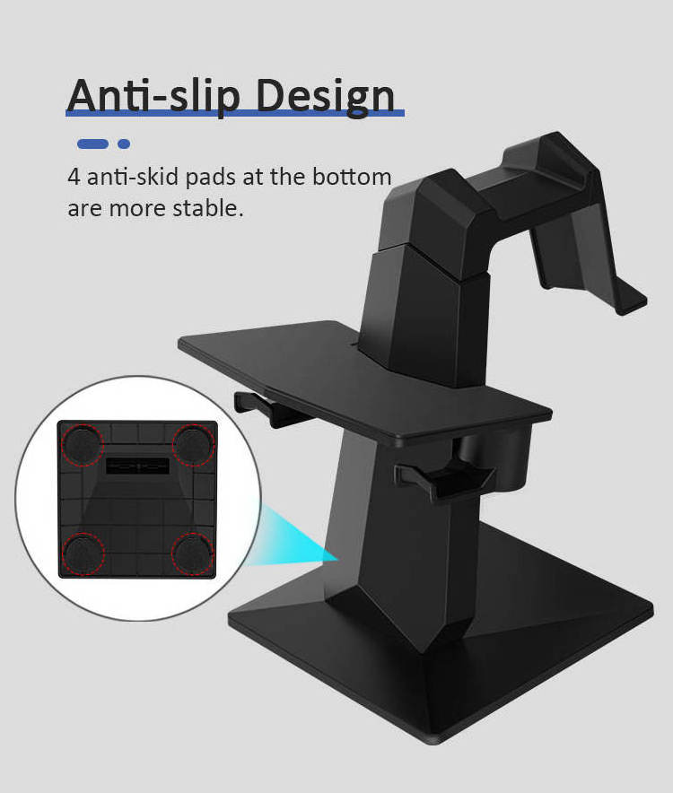 VR Stand for Oculus Quest 2 Accessories VR Headset and Touch Controllers Display Holder Index