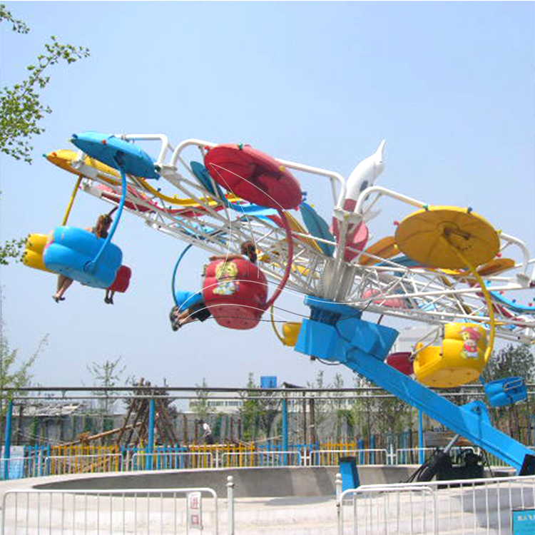 Ex-factory price 12/18 24-seat swing twisting machine entertainment double flying chair for sale