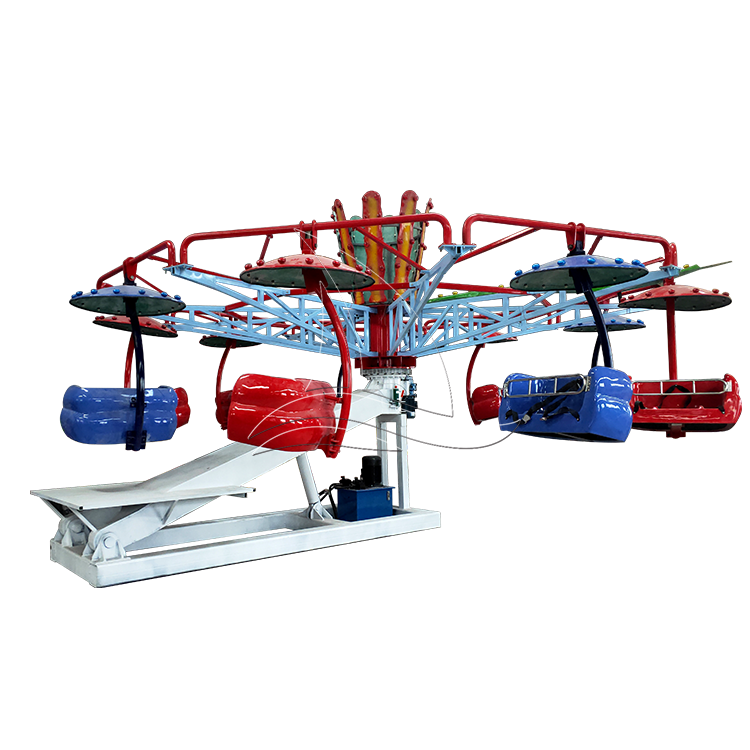 Ex-factory price 12/18 24-seat swing twisting machine entertainment double flying chair for sale