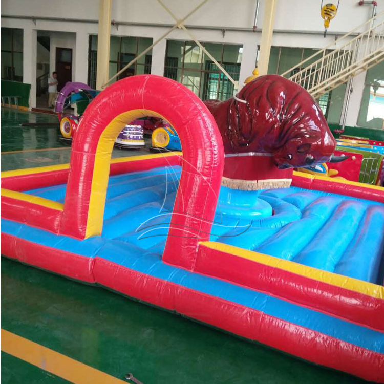 China supplier Wholesale price mechanical bull ride attraction mechanical bull for kids and adults for sale