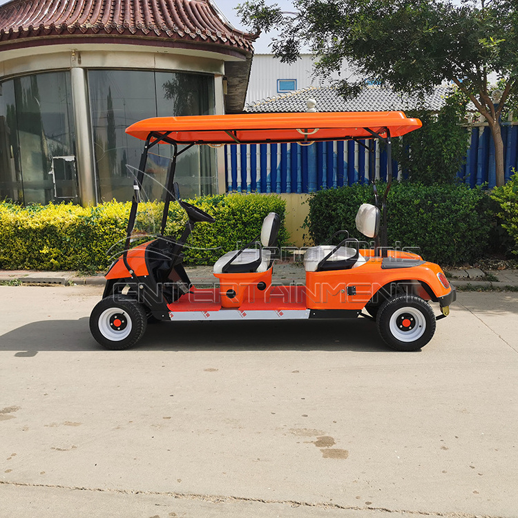 Factory Price Off Road Single Mini 4 Seat Golf Cart Electric Golf Cart Club Car for sale