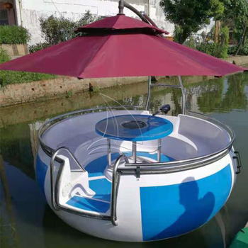 High quality Water rides Electric Motor Barbecue Boat BBQ Donut Boat for sale factory price