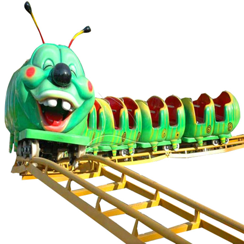 Attraction popular cute roller coaster amusement rides family games kids and adult  mini roller coaster for sale