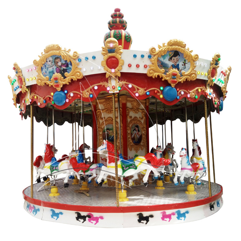 Attractive Fairground Ride Carousel Amusement Park Equipment For Sale