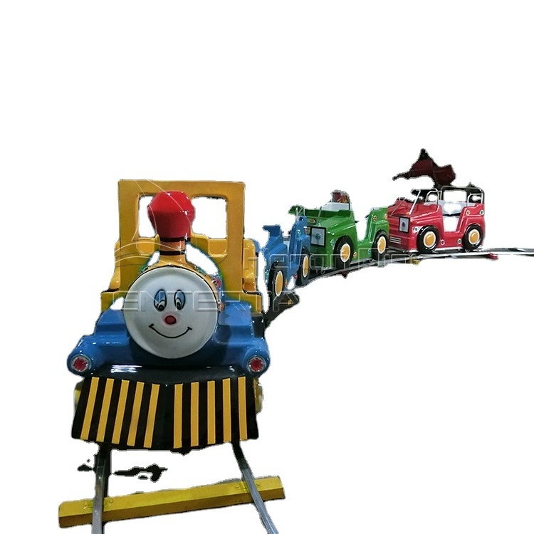 Popular Colorful kids electric thomas small train track amusement park train rides for sale