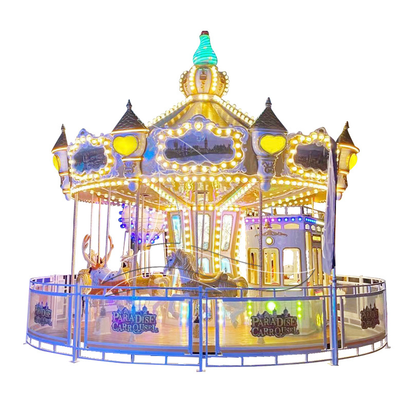 Merry go round playground equipment suppliers Fairground attractive  antique merry go around for sale