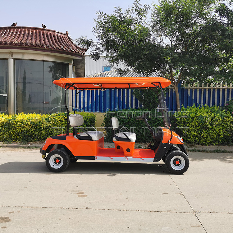 Factory Price Off Road Single Mini 4 Seat Golf Cart Electric Golf Cart Club Car for sale