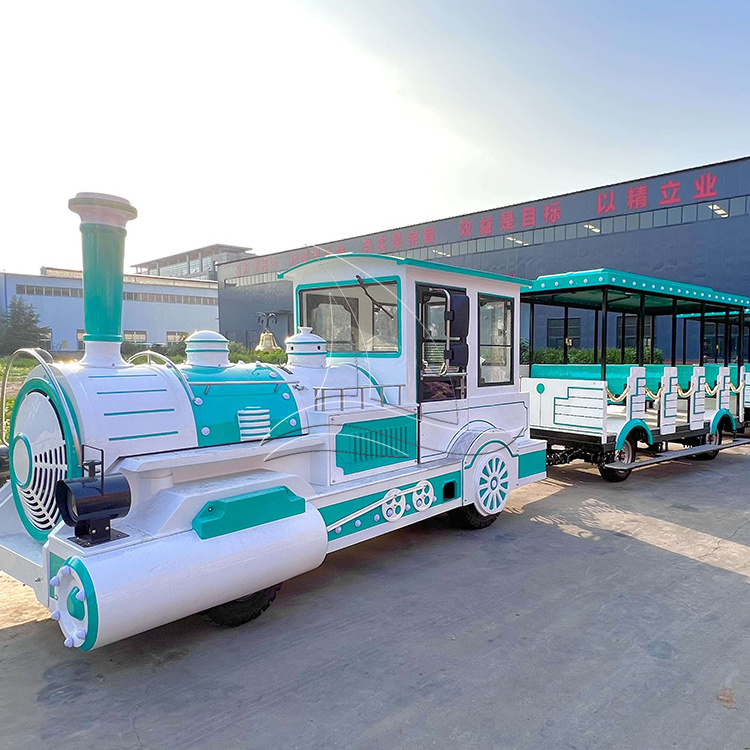 Commercial Theme Park Amusement Equipment Manufacturers Tourist Trackless Train