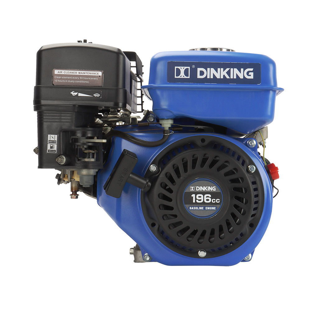 Dinking 168F Gasoline Engine 5HP Portable 4-Stroke 196CC 5.1hp OHV Gas Engine Power Engine Set, LL-DK168F/P-1