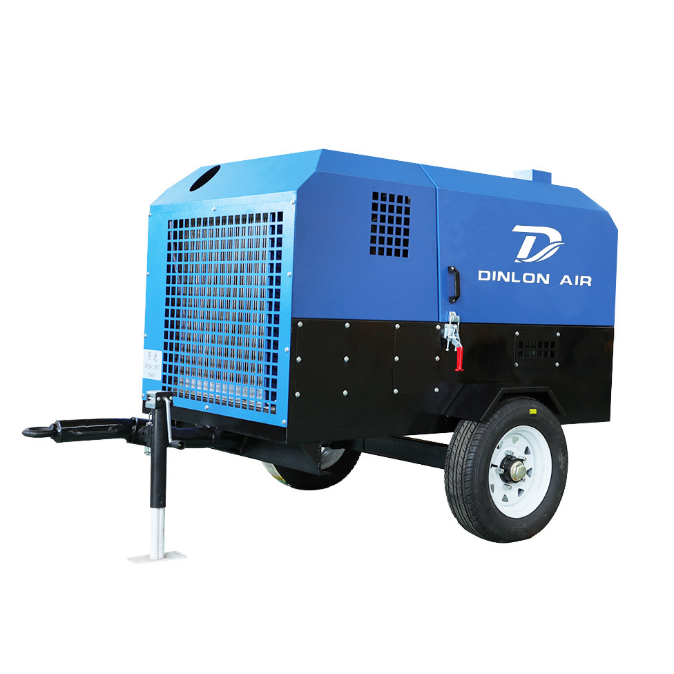 18m3/min 17bar Diesel Twin-Screw Mobile Portable Compressors Screw Mining Air Compressor with Good Price