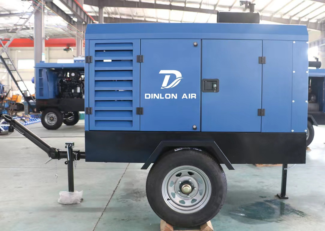 18m3/min 17bar Diesel Twin-Screw Mobile Portable Compressors Screw Mining Air Compressor with Good Price