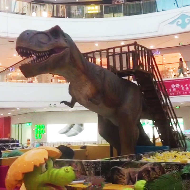 Shopping Mall Game Indoor Dinosaur Slide For Kids and Adult