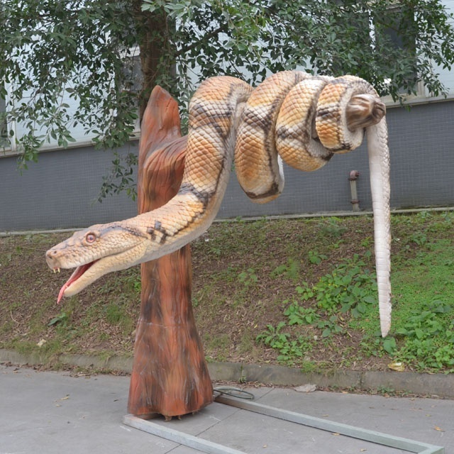 Zoological Park Animatronic Animal Realistic Snake Model