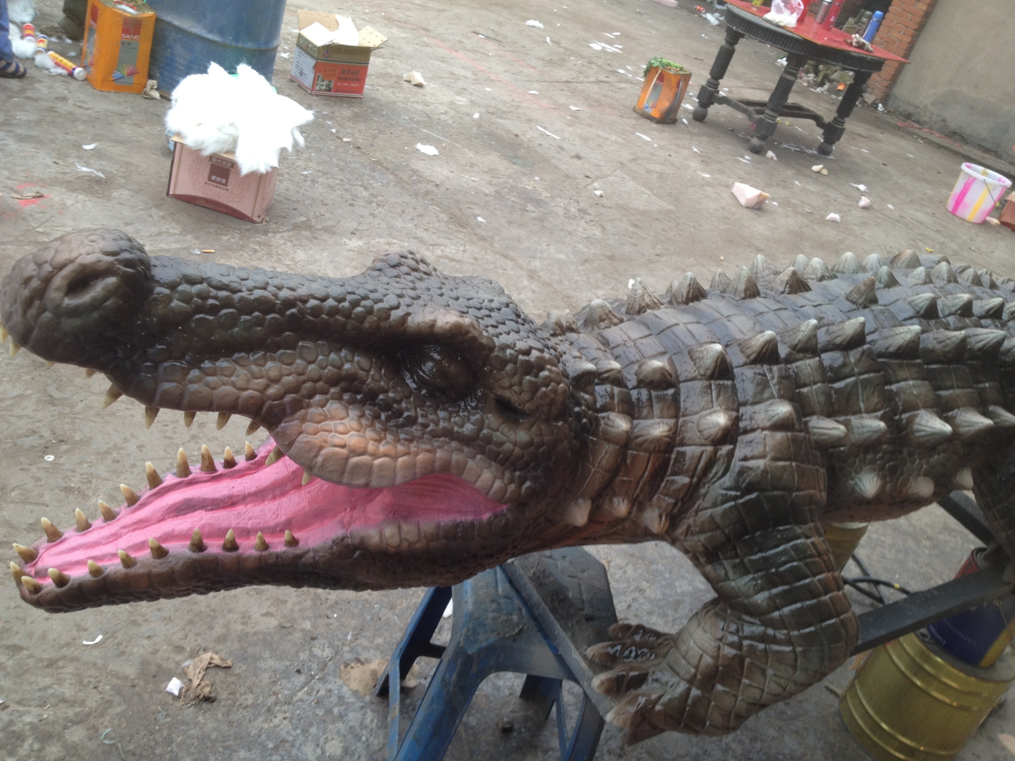 Animatronic animal model remote control crocodile