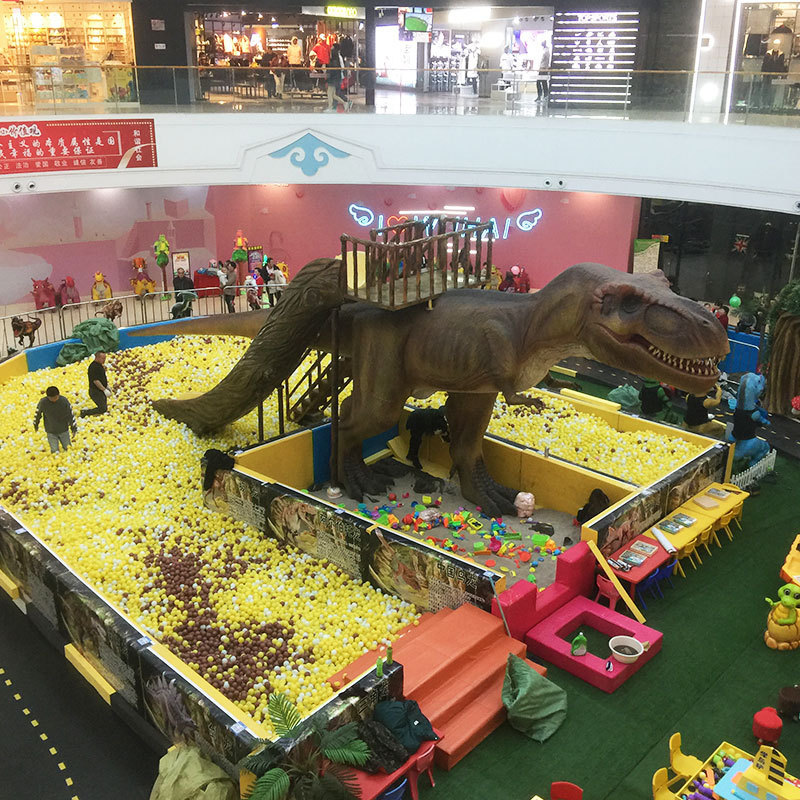 Shopping Mall Game Indoor Dinosaur Slide For Kids and Adult