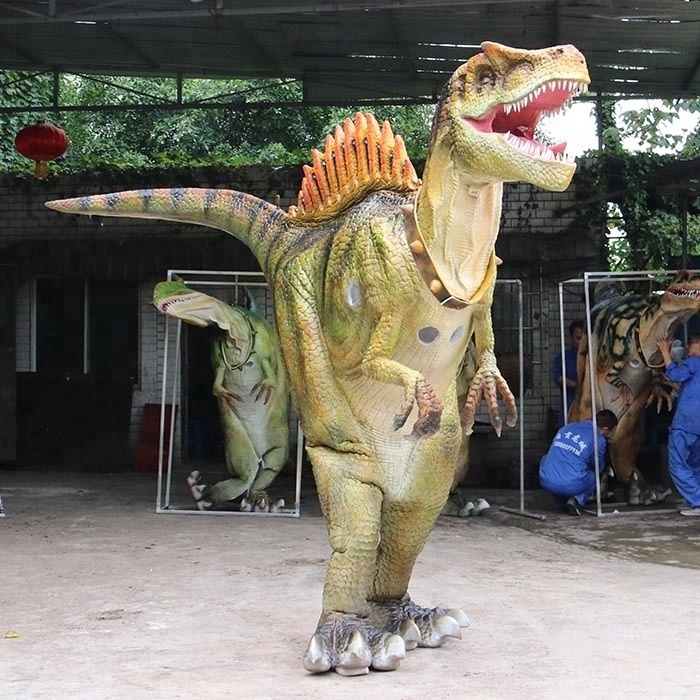 Hidden Leg Foam Animatronic Spinosaurus Dinosaur Costume for Sale