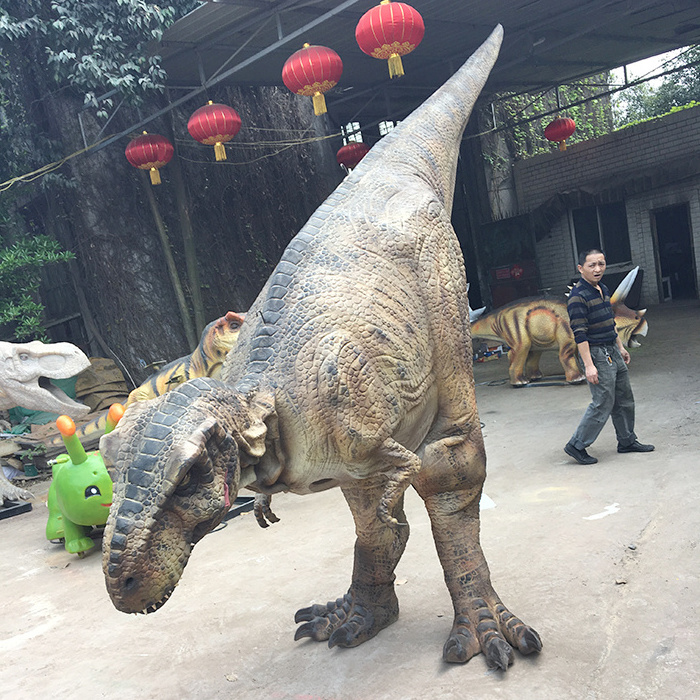 China factory  Realistic Walking Velociraptor Animatronic Dinosaur Costume