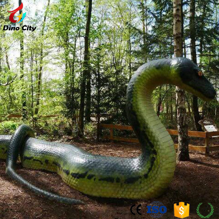 Dino City customized artificial realistic animatronic snake