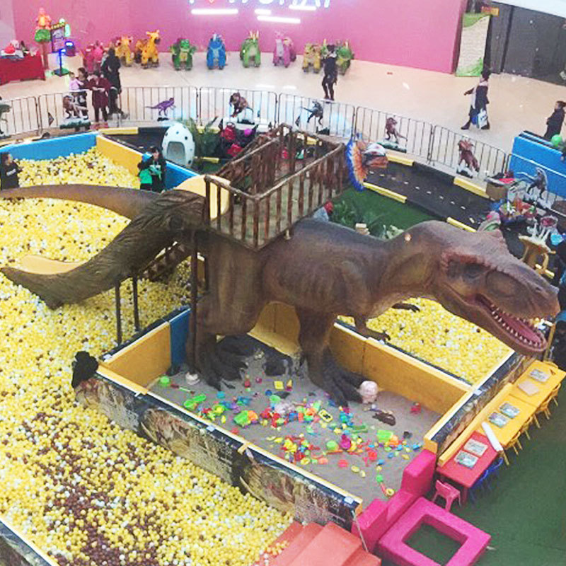 Shopping Mall Game Indoor Dinosaur Slide For Kids and Adult