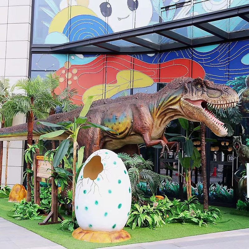 2024 hot sale animatronic dinosaur t-rex for christmas decoration