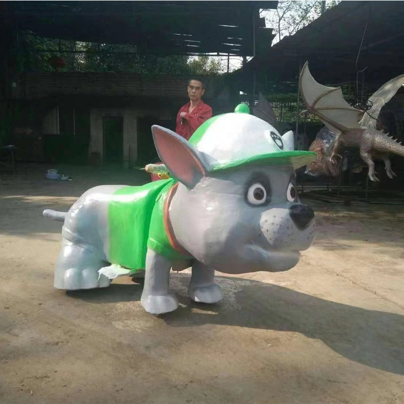 Shopping Mall Kiddie Mini customize Dinosaur Scooter Rides