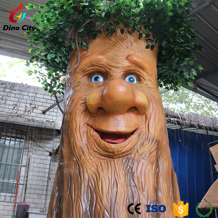 Custom animatronic Christmas decoration talking tree for sale