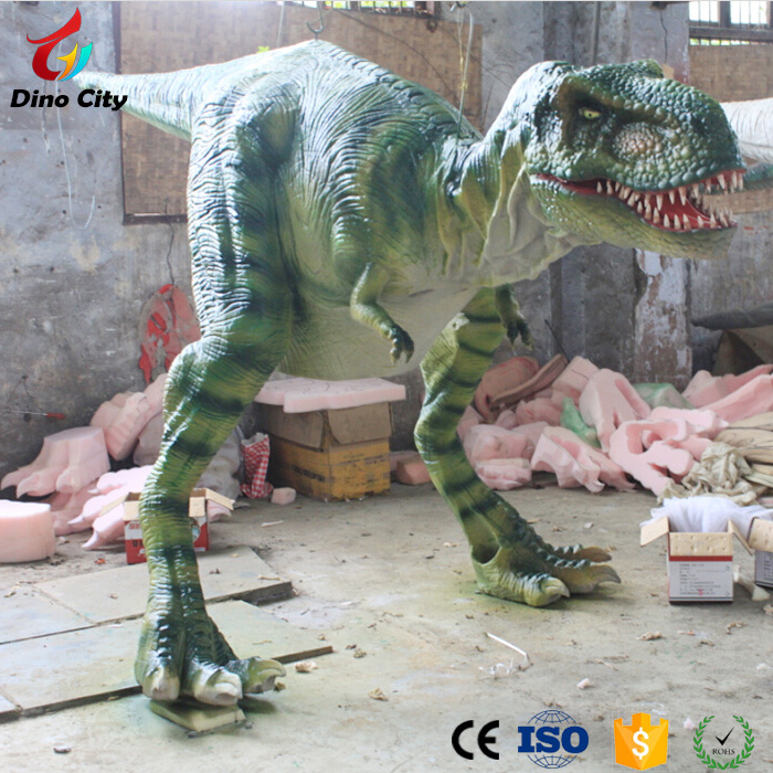 Realistic hidden legs animatronic dinosaur costume for adult