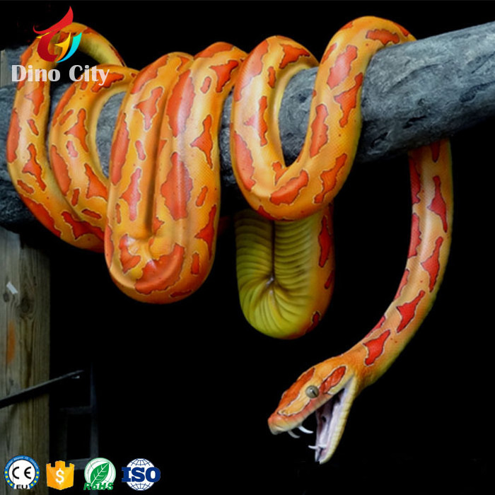 Remote Control Simulation Animatronic Snake for Park