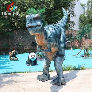 Hot Sale Flexible Dinosaur Park Use Realistic Life Like Hidden Legs Adult T-rex Dinosaur Costume for Sale