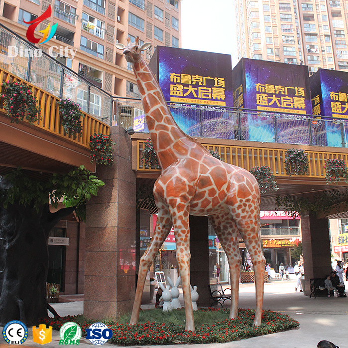 Amusement Park Life Size Giraffe Statue