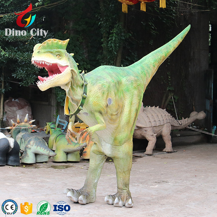 Hot Sale Flexible Dinosaur Park Use Realistic Life Like Hidden Legs Adult T-rex Dinosaur Costume for Sale