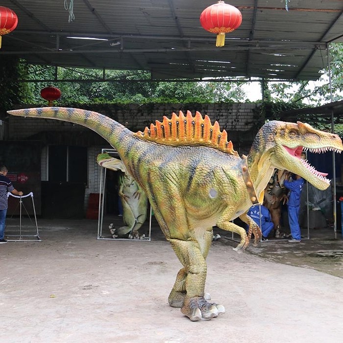 amusement park realistic animatronic dinosaur robot costumes