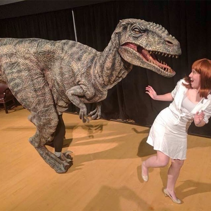 Realistic Dinosaur Costume Velociraptor Cosplay Costume for Sale