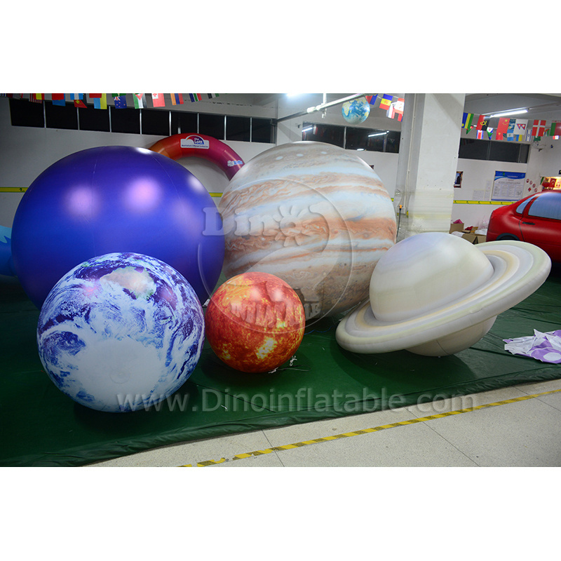 In Stock Inflatable Big Earth Globe Ball Inflatable Planets Balloon For Ad Decorations