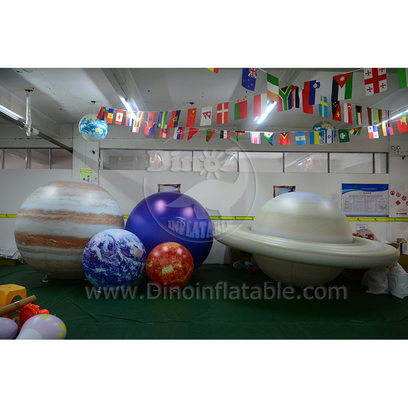 In Stock Inflatable Big Earth Globe Ball Inflatable Planets Balloon For Ad Decorations