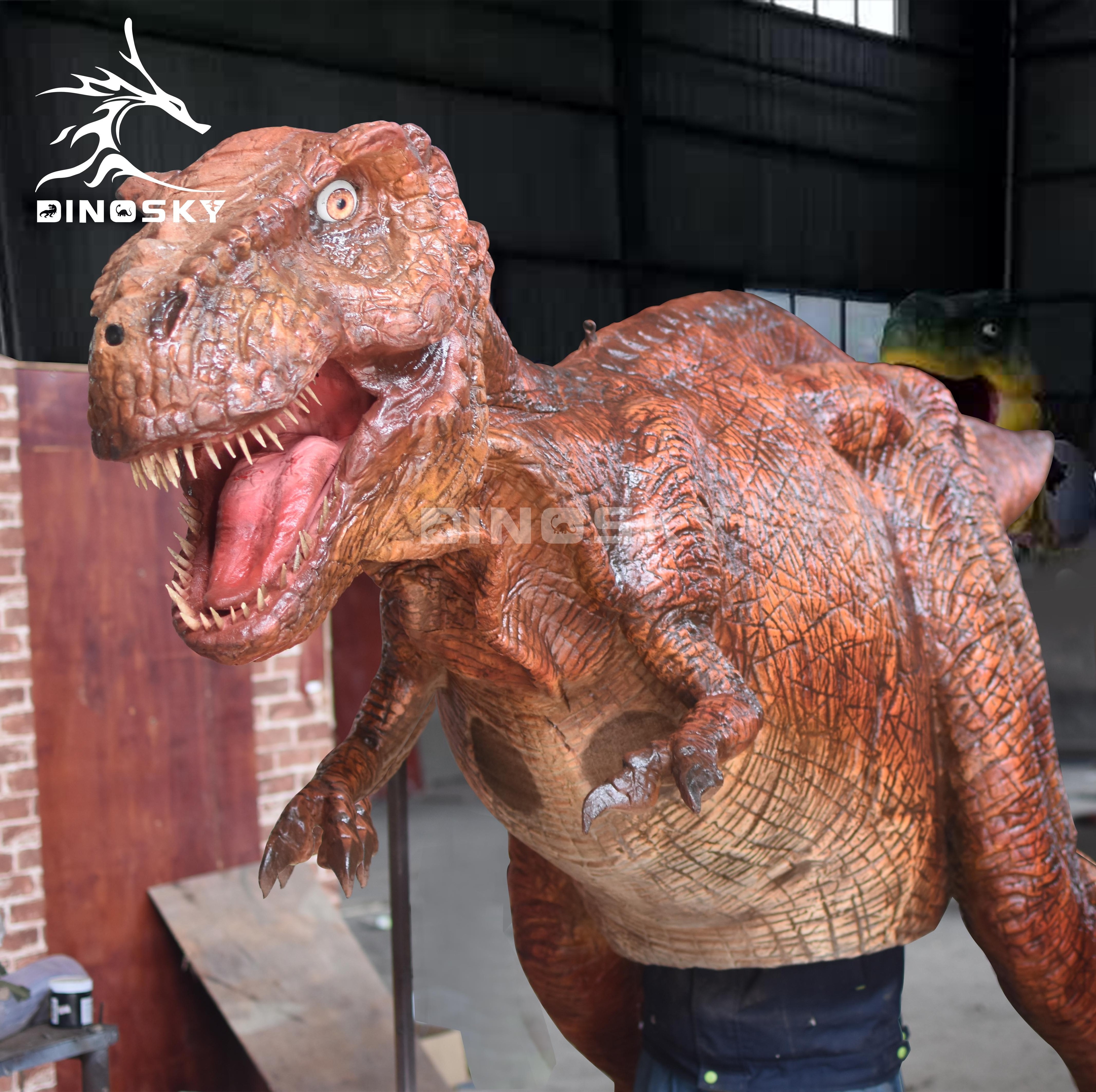 High Quality  animatronic simulation foam animal walking dinosaur costume mascot