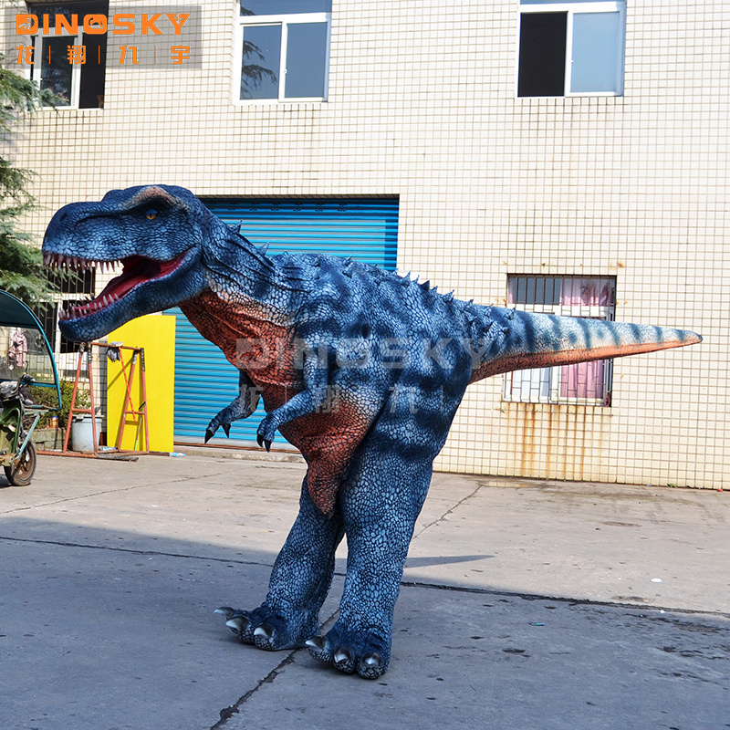 Hidden legs realistic life size adult suit movable dinosaur costume for ...