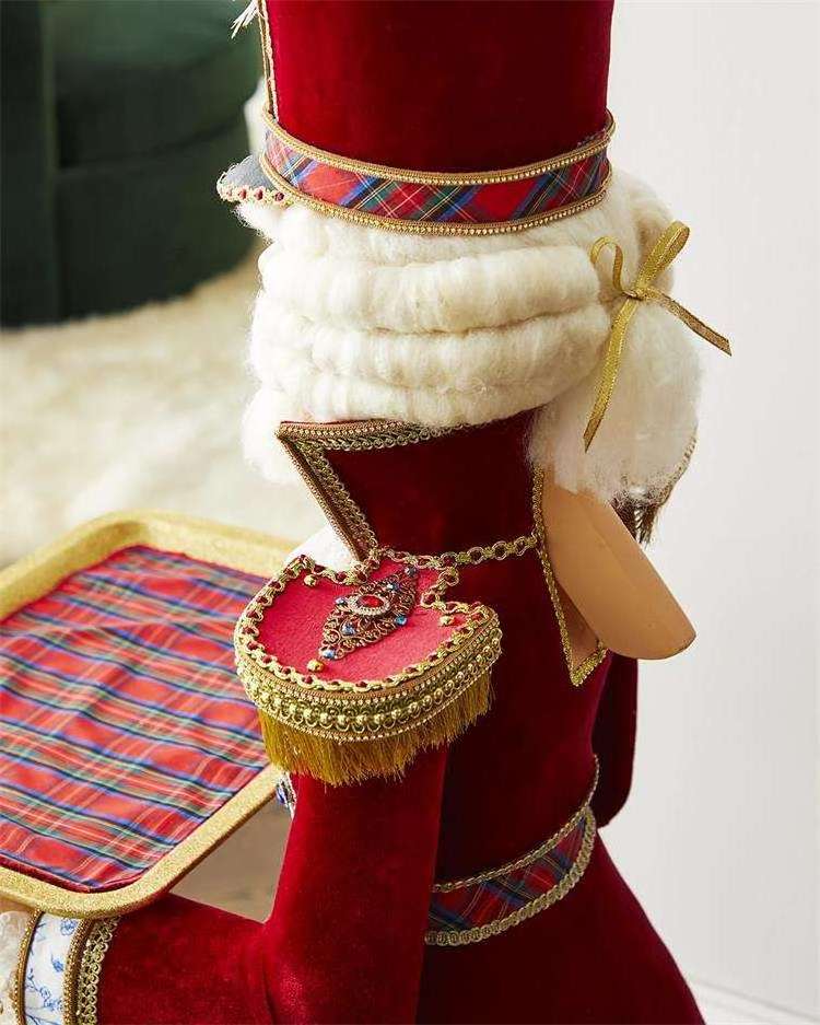 Fiberglass Sculpture Customized Decoration Christmas Nutcracker Cascanueces De Navidad Christmas Nutcracker Resin Crafts